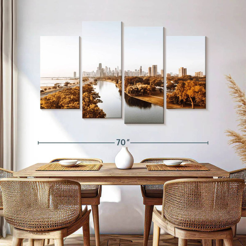 Nicci Chicago Autumn, 42" H x 68" W