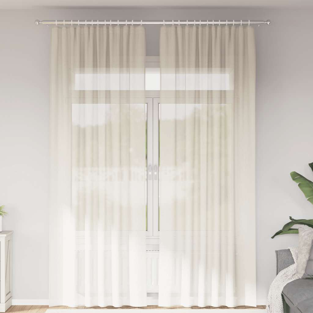 Semi Sheer Curtain Pair