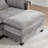 Schmucker Modular Sleeper Sectional Sofa, Oversized Cloud Couch With Ottoman-960409178-960127837