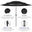 Parasol de patio à 3 niveaux-130904409