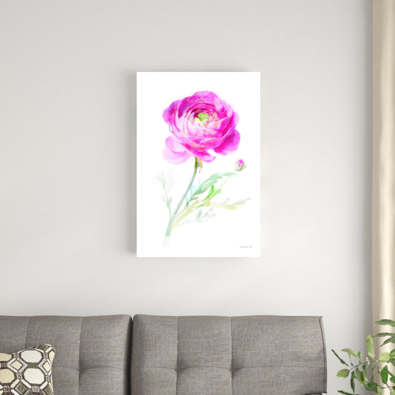 «Color of Spring I» par Danhui Nai - peinture sur toile tendue, H 30 po x l 20 po x P 1,25 po
