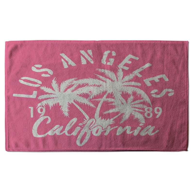Cotton Floral Waffle Kitchen Towel