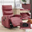 Fauteuil inclinable manuel à massage thermique avec chaise berçante et pivotante-1346422150