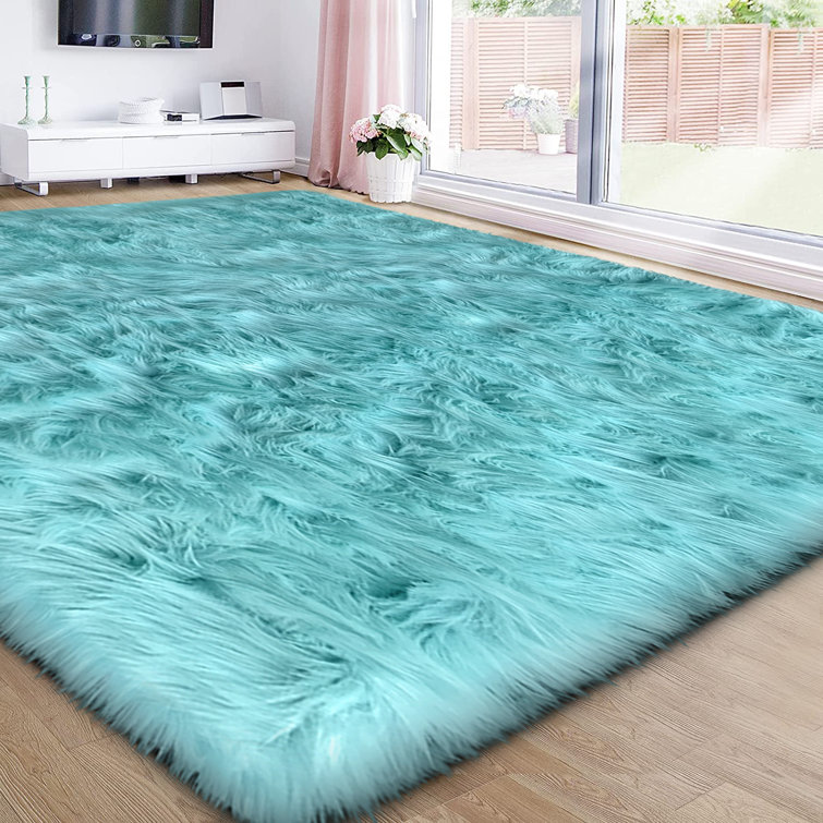 Keilany Faux Sheepskin Indoor Rug