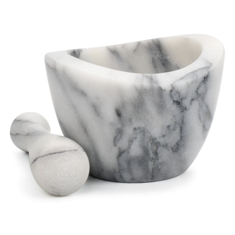 Marble Mortar And Pestle Set