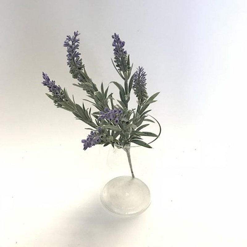 Arrangement floral lavande dans un vase