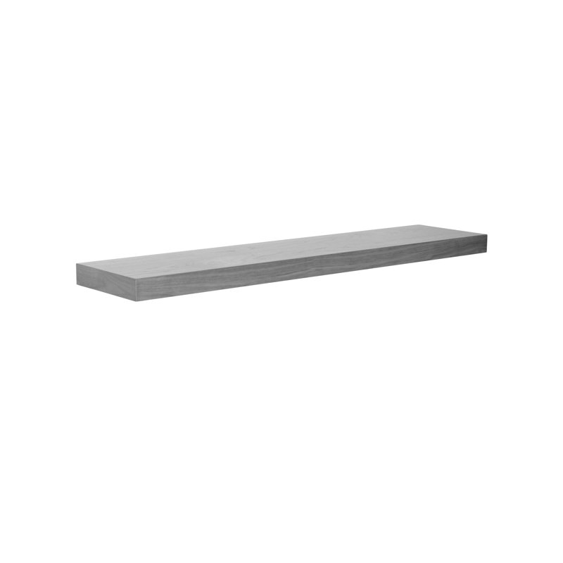 Tablette flottante Sherice, H 1,97 po x l 43,21 po x P 10,24 po, Gris