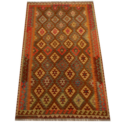 Tapis rouille tissé à la main Azpeitia