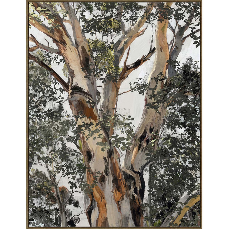 Sitting Under The Trees Canvas Wall Art