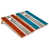 Orange/Turquoise Striped