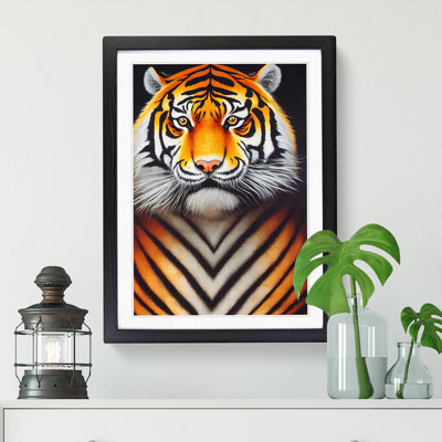 Tiger Portrait Vol.4 - Single Picture Frame Rectangle Print
