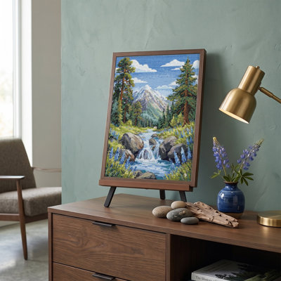 Trousse de point de croix compté en cascade Faraway Mountains par Abris Art AH-334
