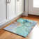 Premium Machine Washable Cerrito AMF506 Teal 5' x 7'6" Rug