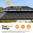 Horizon 10' X14' Hard Top Gazebo With Solar Self Powered LED Lights, Mosquito Netting And Canopy Hook