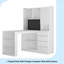 Bureau en L, bureau d'ordinateur avec tiroirs, bibliothèque, avec éclairage à DEL, bureau d'angle moderne, bureau à domicile, bureau d'écriture en L, bureau d'ordinateur de coin avec rangement-629023109-629023104