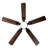 Smart 52" Indoor/Outdoor Ceiling Fan with Light, Dual Finish Black/Walnut 6-Blade, Remote & APP Control, Dimmable LED, 5-Speed Quiet DC Motor, Reversible-448566719