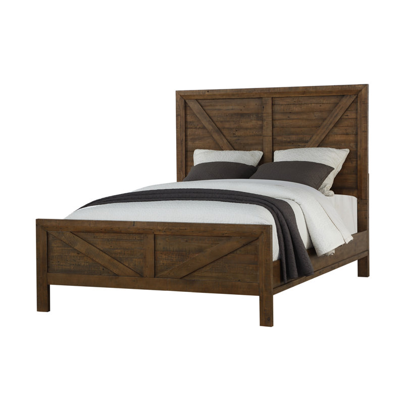 Craigsville Solid Wood Standard Bed, Queen