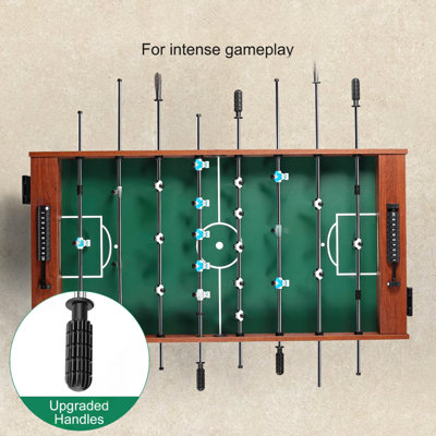 Rioloiuy 48'' Game Room Size Foosball Table - Includes 2 Balls and 2 Cup Holders