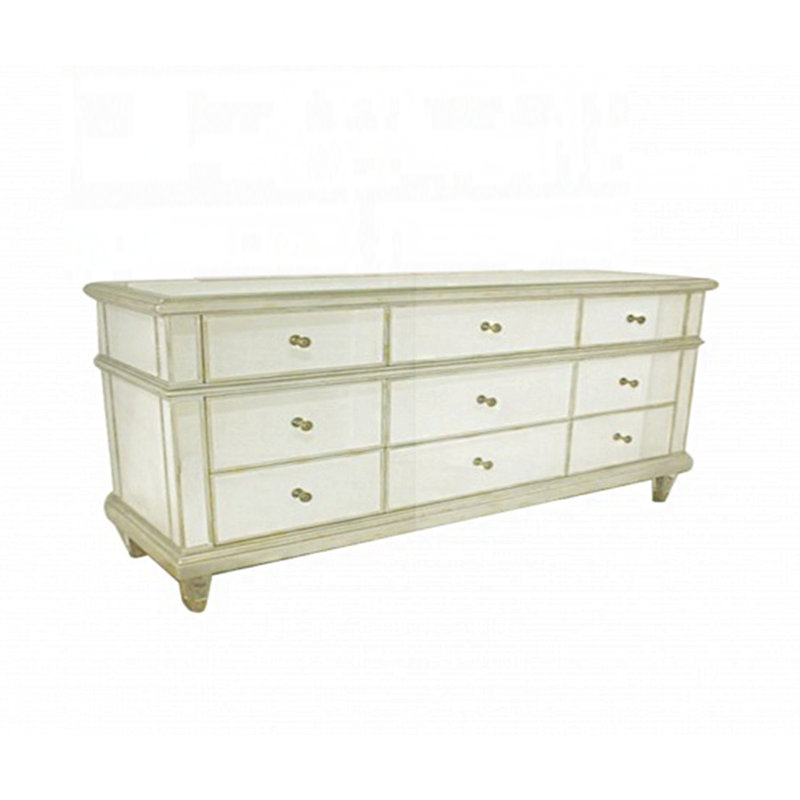 Commode à miroir 9 tiroirs Culver