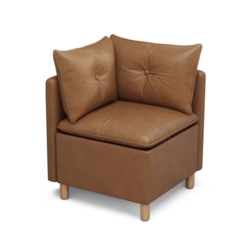 Banquette d'angle modulaire avec rangement, siège d'angle rembourré, Siège de coin