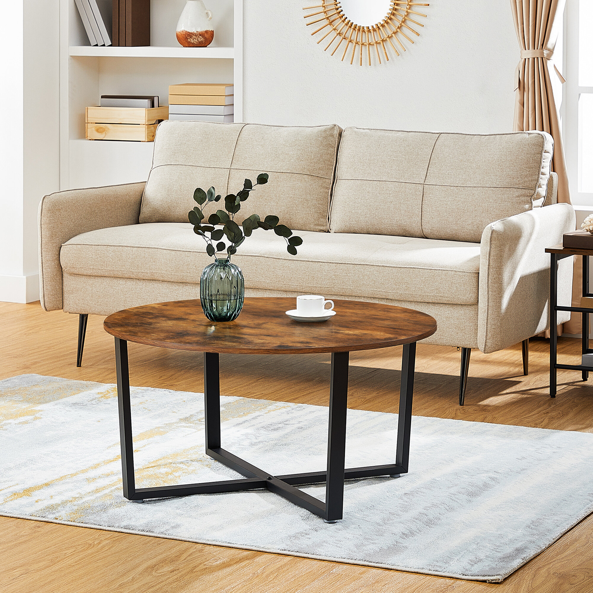 Wayfair coffee table store with fridge