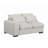 Linen Blend Sectional with 2 Ottomans