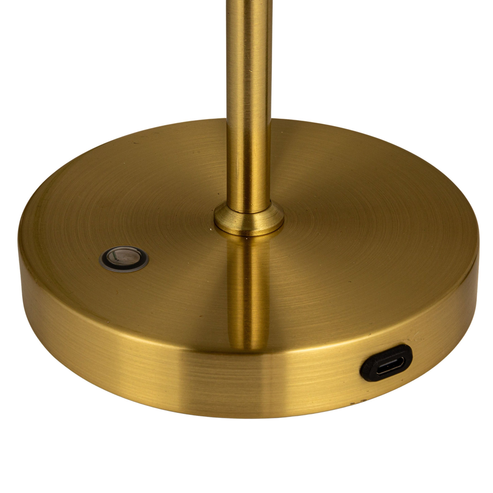 Carlene Metal Table Lamp, Gold, Gold