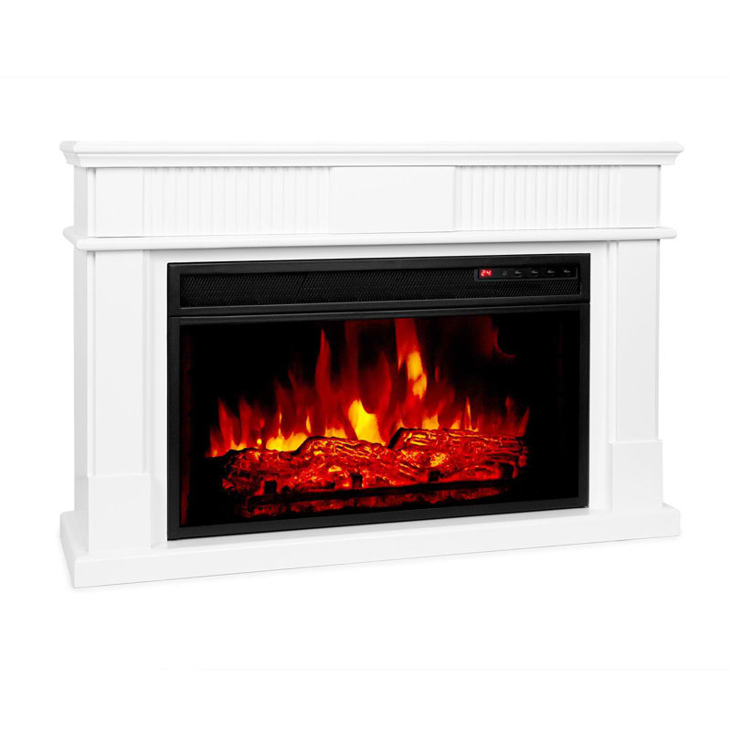 Klarstein 86cm W White Electric Fireplace