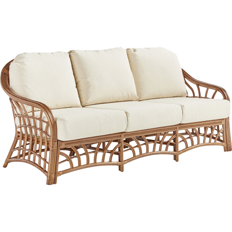 Canapé en coton Abeer, Beige naturel uni Dening