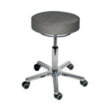 Kerrigan Adjustable Height Ergonomic Stool with Wheels