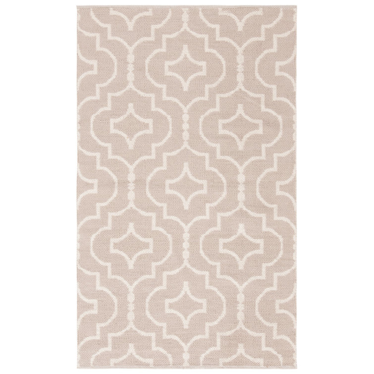 Rennie Hand Woven Cotton Geometric Rug