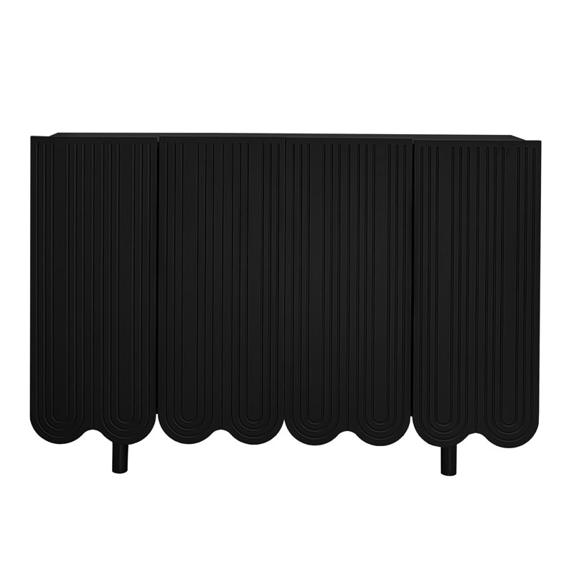 Conchata 120cm Sideboard, Black