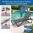 Kozyard Outdoor Chaise Lounge Chair, All Aluminum Frame and Textilene Fabric, Fully Flat Adjustable Reclining Patio Lounger for Poolside, Sunbathing & Backyard, Gray, 2Chairs + Table-721619007