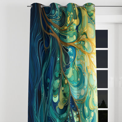 Avaiyah - Modern Blackout Grommet Curtain - 1 panel