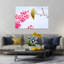 Vibrant Cherry Blossoms Bird 1 Piece Wrapped Canvas Wall Art-375318639