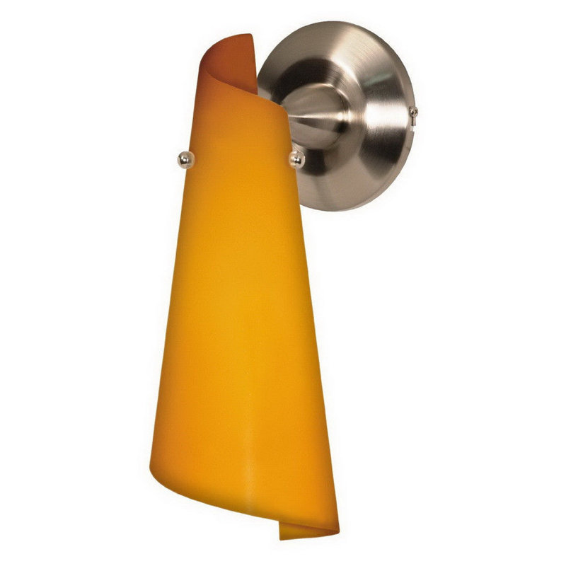 Appliquee à bras 1 lumières Seery, Caramel écossais