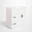 Meuble-lavabo simple de 76 cm (30 po), lavabo en résine, style traditionnel, salle de bain-2063616149-2063616150