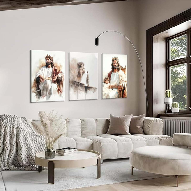 3 Piece Wrapped Canvas Print, 60 cm H x 120 cm W