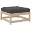  Ensemble de canapé de jardin modulaire standard en bois de pin massif anthracite-1623218394