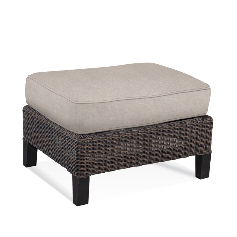 Repose-pieds avec coussin Tangier, Sunbrella argent; 6307-85