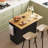 Arnola 39.7" W Kitchen Island Cart-956860544