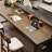 Nut-brown Rectangular Solid Wood writing desk-117867028