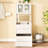 31 Vanity Table With 63.34 In Height, 19.21 Depth, 15.81 Width, 77.17 Lb Weight, Led Mirror, 5 Storage Spaces, White , Stool For Bedroom Stool,