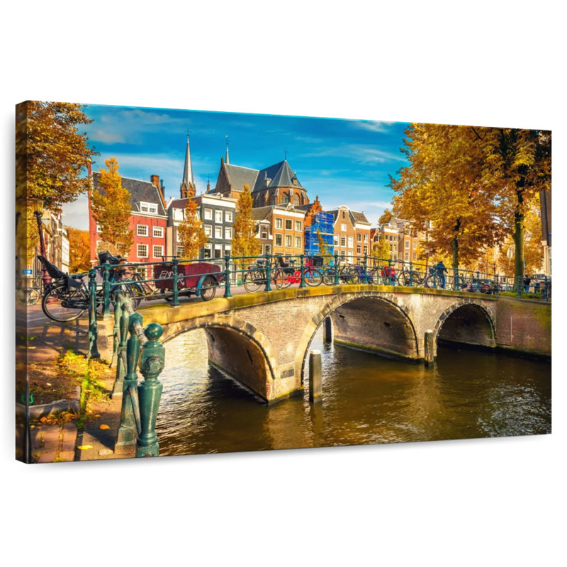 Pont Sirci à Amsterdam, H 26 po x l 39 po