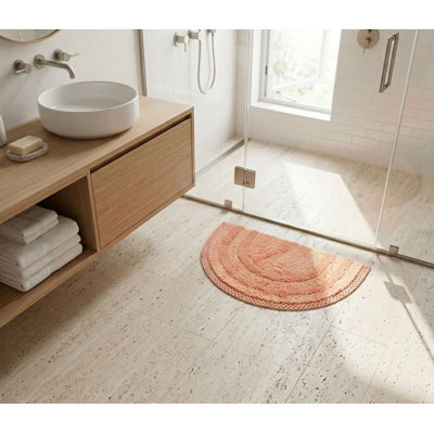 Adiraica 100% Cotton Bath Rug