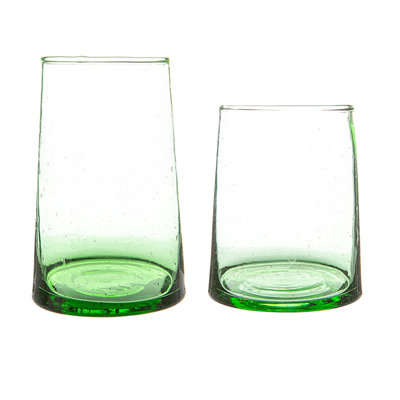 12pc Merzouga Recycled Drinking Glassware Set - By Nicola Spring