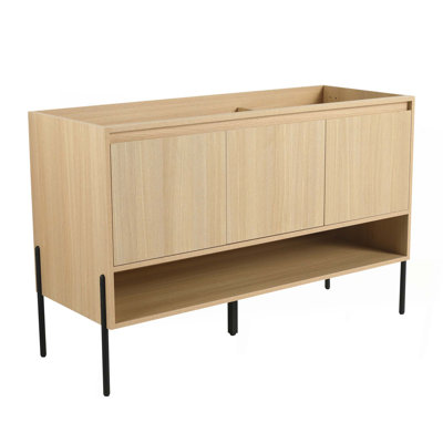 Freestanding Bathroom Vanity & Soft-Close Cabinet Doors,Excluding Sink