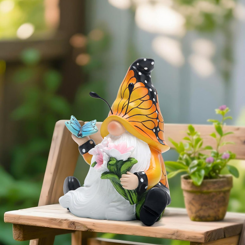 Spring Butterfly Gnome Decorations