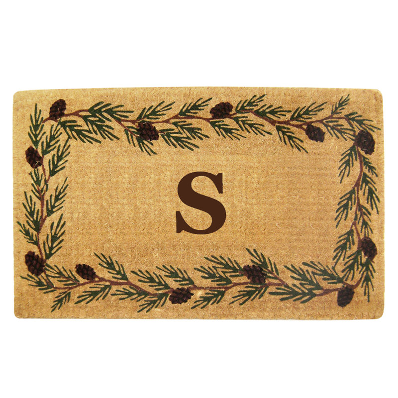 Tapis de porte antidérapant pour l'extérieur, L 22 po x L 36 po, S