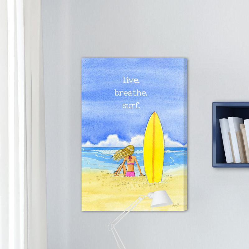 « hawaii fille », peinture sur toile, H 24 po x l 16 po x P 1,5 po